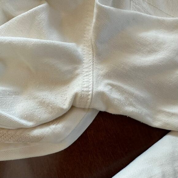 American Eagle Vintage Geometric Aztec Embroidered Ivory Skinny Stretch Jeans 10 - Picture 12 of 13